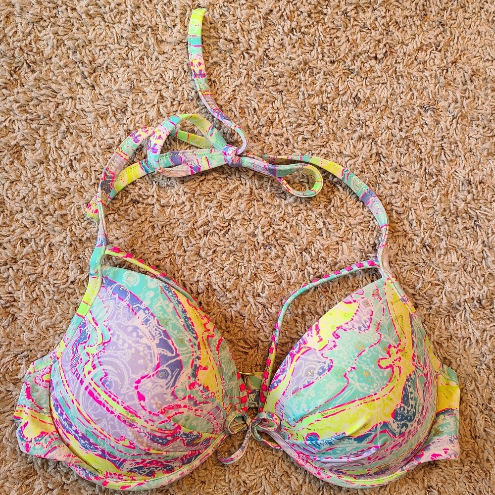 VS Colorful Swirl Bikini Top